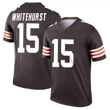 White Men's Charlie Whitehurst Cleveland Browns Limited Vapor 1946  Collection Alternate Jersey