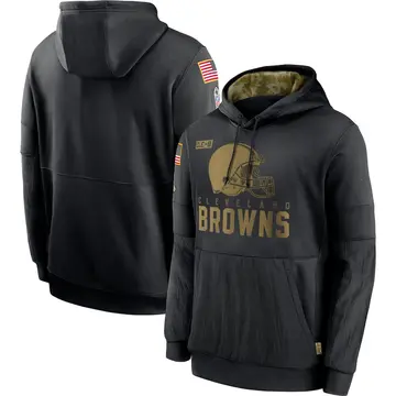 Cleveland Browns Nike 2022 Salute To Service Therma Performance Pullover  Hoodie - Mens