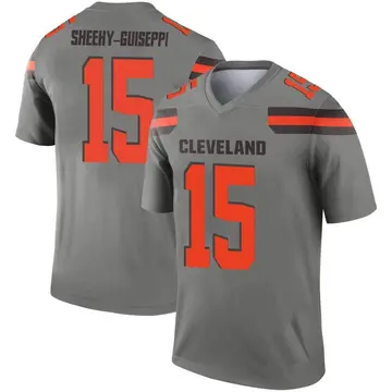 Damon Sheehy-Guiseppi Cleveland Browns Player-Issued #15 White Jersey from  the 2019 NFL Season - Size 40