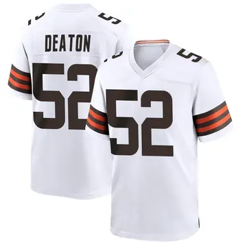 Youth Dawson Deaton Cleveland Browns Legend Inverted Silver Jersey