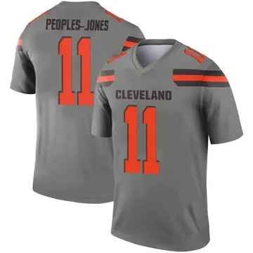 Cleveland Browns DONOVAN PEOPLES JONES JERSEY #11 Custom no name EUC Large