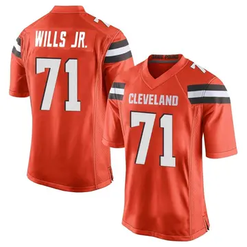 NFL_Jerseys Jersey Cleveland''Browns''Men #71 Jedrick Wills 13