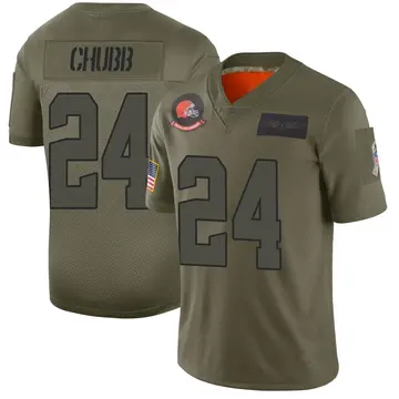 Nick Chubb 24 Cleveland Browns Youth Atmosphere Game Jersey - Gray -  Bluefink