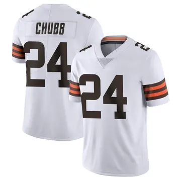 Men's Nick Chubb Cleveland Browns Legend Inverted Silver Jersey