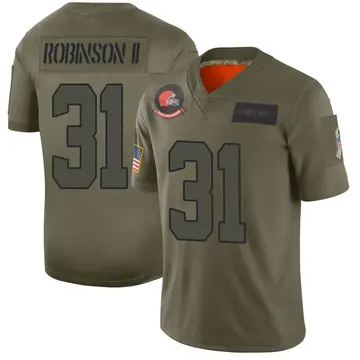 Men's Nike Bernie Kosar Olive Cleveland Browns 2022 Salute To