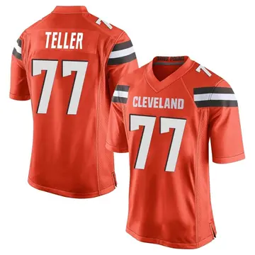 Cleveland Browns Wyatt Teller #77 Nike Men's Brown Official NFL Game  Jersey