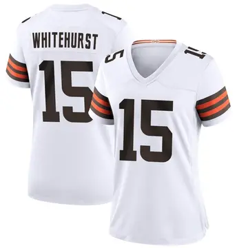 Cleveland Browns #50 Game Issued White Practice Workout Shirt DP36852