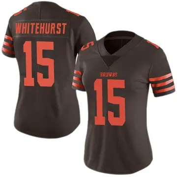 Orange Youth Charlie Whitehurst Cleveland Browns Game Alternate Jersey