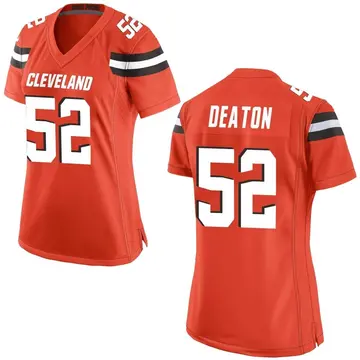 2022 Dawson Deaton Cleveland Browns Player Issued Locker Nameplate #52