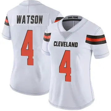 Nike Men's Cleveland Browns Deshaun Watson #4 White Game Jersey