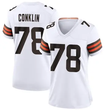 Jack Conklin Cleveland Browns Fanatics Authentic Player-Issued #78 Throwback  Jersey from the 2021 NFL Season - White