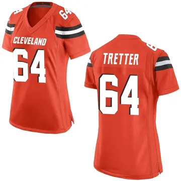 Limited Women's JC Tretter Brown Jersey - #64 Football Cleveland Browns  Therma Long Sleeve Size S