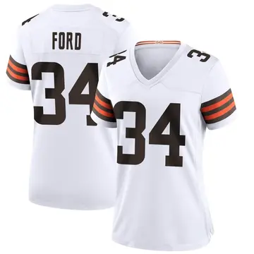 Jerome Ford Cleveland Browns Fanatics Authentic Game-Used #34 Brown Jersey  vs. New Orleans Saints on