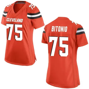 Joel Bitonio Cleveland Browns Practice-Used #75 Brown Jersey from the  2021-22 NFL Season