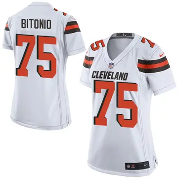 Men's Nike Joel Bitonio Brown Cleveland Browns Game Jersey