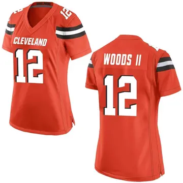 Top-selling Item] Cleveland Browns Michael Woods II 12 White Vapor Limited  3D Unisex Jersey