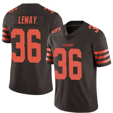 Youth Benny LeMay Cleveland Browns Limited Brown Color Rush Jersey ...