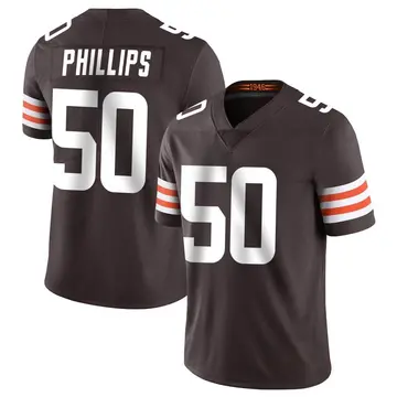 Cleveland Browns Jacob Phillips White Vapor Limited Jersey - Bluefink