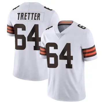 Limited Women's JC Tretter Brown Jersey - #64 Football Cleveland Browns  Therma Long Sleeve Size S