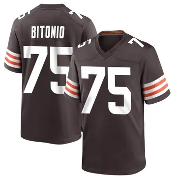 NFL Auction  Crucial Catch - Browns Joel Bitonio Game Used Jersey  (10/11/20) Size 50