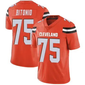 Cleveland Browns Joel Bitonio Brown 100th Season Color Rush Limited Jersey  - Dingeas