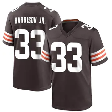 Ronnie Harrison Jr. Cleveland Browns Game-Used #33 White Jersey vs