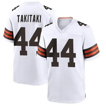 Sione Takitaki Cleveland Browns Game-Used #44 White Jersey vs. Buffalo  Bills on November 20, 2022 - Unsigned NFL Game Used Jerseys at 's  Sports Collectibles Store